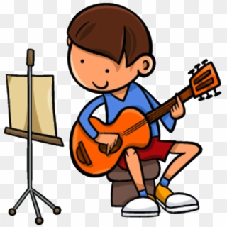 Vector Freeuse Stock Guitarist Clip Art Kids Transprent - Play Guitar Cartoon, HD Png Download