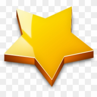 Star Png Free Download - Golden Star 3d Png, Transparent Png