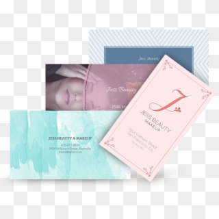 Business Card For Beauty Business - Brochure, HD Png Download