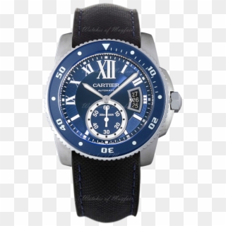 New Cartier Calibre De Cartier Diver Wsca0010 - Cartier Blue Diver Watch, HD Png Download