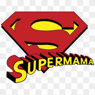Super Mama Png - Transparent Background Superman Png, Png Download