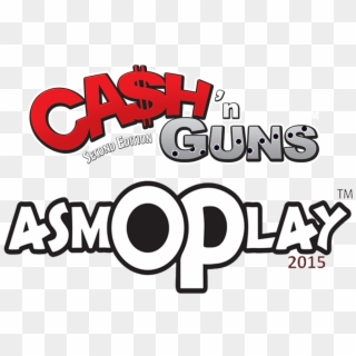 Cash N Guns Asmoplay Logo - Cash N Guns Logo, HD Png Download