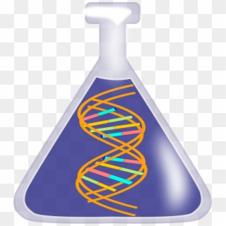 Free Vector Dna In A Bottle - Dna Clip Art Png, Transparent Png