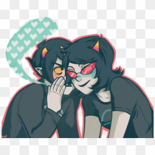 Is This Your First Heart - Terezi Karkat And Dave Homestuck, HD Png Download