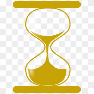 Hourglass,time,gold,free Vector Graphics - Golden Hourglass, HD Png Download
