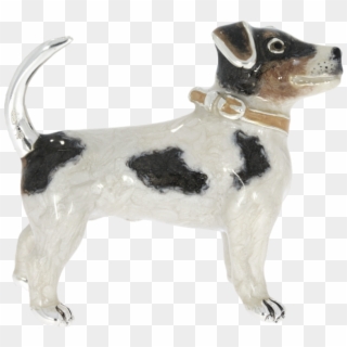 Sterling Silver Enamel Jack Russell Dog By Saturno - Miniature Fox Terrier, HD Png Download