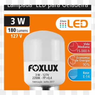Lampada Led Geladeir - Orange, HD Png Download