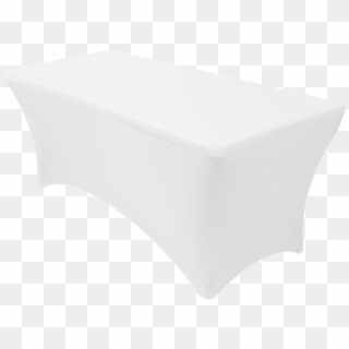 White Stretchable Table Cloth - Coffee Table, HD Png Download