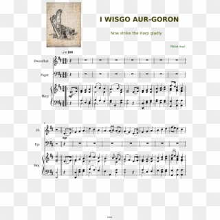 I Wisgo Aur-goron Sheet Music Composed By Welsh Trad - Perfect Ed Sheeran Violin Notes, HD Png Download