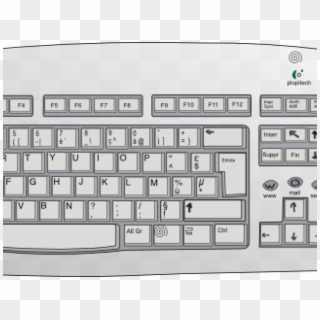 Keyboard Clipart Vector Computer - Apple Magic Keyboard Us, HD Png Download