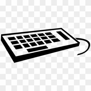 Vector Illustration Of Computer Keyboard For Input, HD Png Download