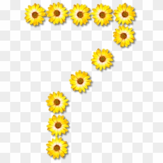 Sunflower Alphabet Png, Transparent Png