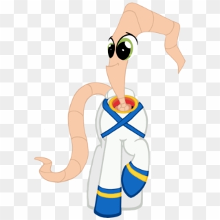 Assiel, Crossover, Earthworm Jim, Ponified, Safe, Solo - Cartoon, HD Png Download