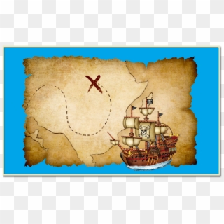 Pirates Treasure Background, HD Png Download