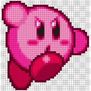 Kirby Mass Attack Sprite Perler Bead Pattern / Bead - Illustration, HD Png Download