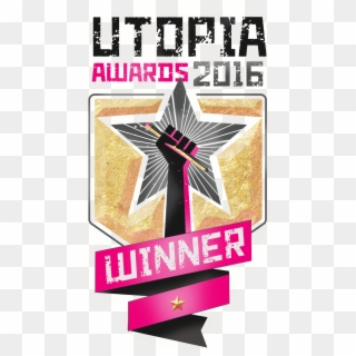 Utopiacon2016 Winner Badge L - Poster, HD Png Download