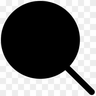 Search Magnifier Black Shape Comments - Icon, HD Png Download