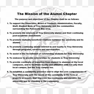The Mission Of The Pensacola Bay Area Chapter Of Troy - Poeme Sur La Jeunesse, HD Png Download