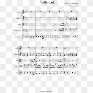 Fidle Dark Score - Rewrite The Stars Viola Sheet Music, HD Png Download