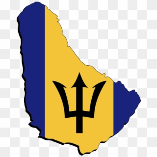 Javo Footer Info Image - Barbados Flag And Map, HD Png Download