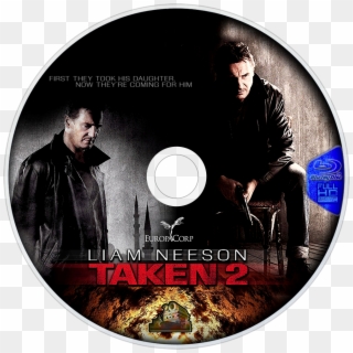 Taken 2 Bluray Disc Image - Taken 2 Movie Poster, HD Png Download