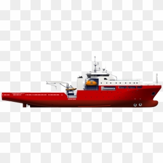 Damen Rescue Gear Ship 9316 Sideview - Side View Vessel, HD Png Download