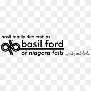 Basil Ford Of Niagara Falls Logo Black - Oval, HD Png Download