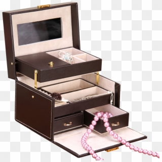 2018 Wholesale Faux Leather Jewelry Box - Drawer, HD Png Download