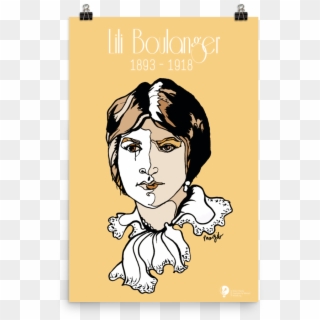Lili Boulanger Poster - Cartoon, HD Png Download
