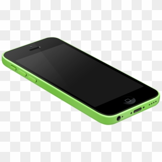 Iphone5c Green Tilt - Smartphone, HD Png Download