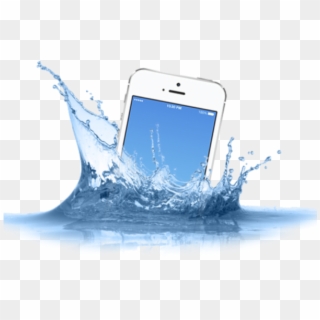 Iphone 5c - Handphone Drop In Water, HD Png Download
