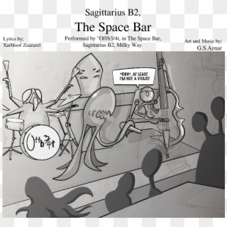 Sagittarius B2 The Space Bar - Cartoon, HD Png Download
