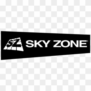 Sky Zone Logo 2016 Black&white V1 01 - Sky Zone Logo, HD Png Download