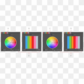Color Wheels And Color Bars - Cercle Chromatique Illustrator, HD Png Download