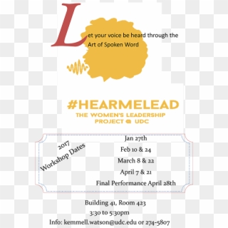 Hearmelead Flyer 1 - Poster, HD Png Download