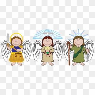 Los 3 Arcangeles - Oracion A San Miguel Arcangel Para Niños, HD Png Download