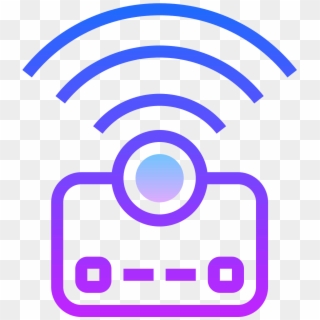 Wi-fi Router Icon - White Pokeball Png, Transparent Png