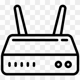 Marco Parental Control Router Icon - Modem Clipart Black And White Png, Transparent Png