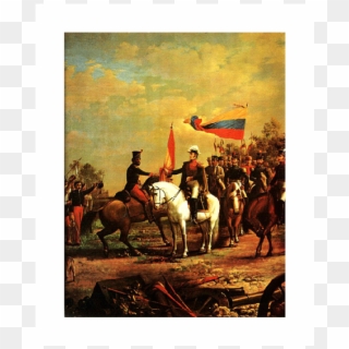 Entrega De La Bandera Al Batallon Sin Nombre - Battle Of Carabobo, HD Png Download