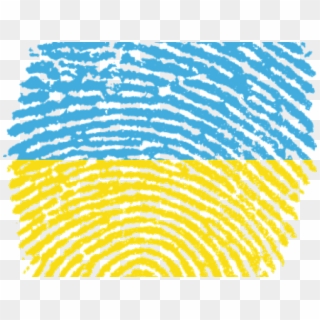 Ukraine Flag Png Transparent Images - Bangladesh Map In Fingerprint, Png Download