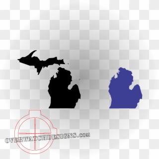 Michigan Outline Png - State Of Michigan, Transparent Png
