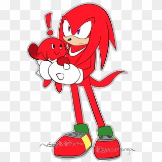 Drawing Knuckles Nature - Cartoon, HD Png Download