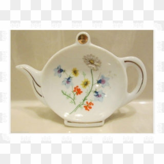 Vintage Handpainted Porcelain Teapot Wild Cactus - Ceramic, HD Png Download