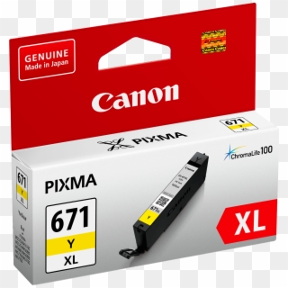 Ink Cartridge Cli-671xly Printer Consumable - Canon Cli 551 Bk, HD Png Download