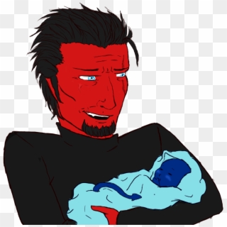 Azazel From X-men Images Azazel And Kurt Hd Wallpaper - Azazel And Baby Nightcrawler, HD Png Download