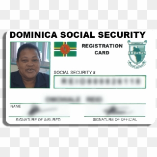 Dominica Social Security Card, HD Png Download