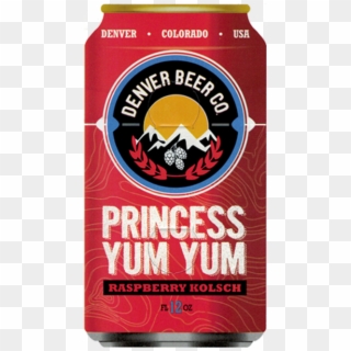 Princess Yum Yum Raspberry Kolsch 12oz 6 Pack Cans - Denver Beer Co Raspberry Princess Yum Yum, HD Png Download