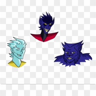 X Men Nightcrawler And - Cartoon, HD Png Download