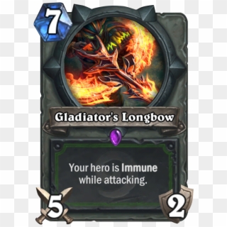 Gladiator's Longbow - Hearthstone Card Weapon, HD Png Download