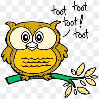Toot Toot Owl Clipart Png Download - Owl Toot, Transparent Png